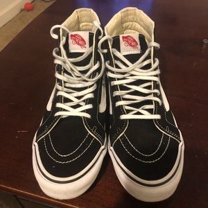 Black high top vans